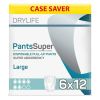 Drylife Pants Super - Large - Case - 6 Packs of 12 