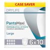 Drylife Pants Maxi - Large - Case - 6 Packs of 10 