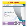 Drylife Premium Form Maxi - Case - 4 Packs of 21 