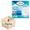 TENA Pants Plus - Extra Small - Case - 4 Packs of 14 