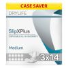 Drylife Slip XPlus - Medium - Case - 3 Packs of 14 