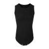 Drylife Cotton Sleeveless Bodysuit - Black - Small 