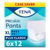 TENA Pants Plus Classic - Extra Large - Case - 6 Packs of 12 
