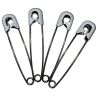 Stainless Steel Locking Nappy Pins Set of 4 - White 