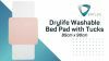 Drylife Super Absorbent Washable Bed Protector/Pad with Tucks