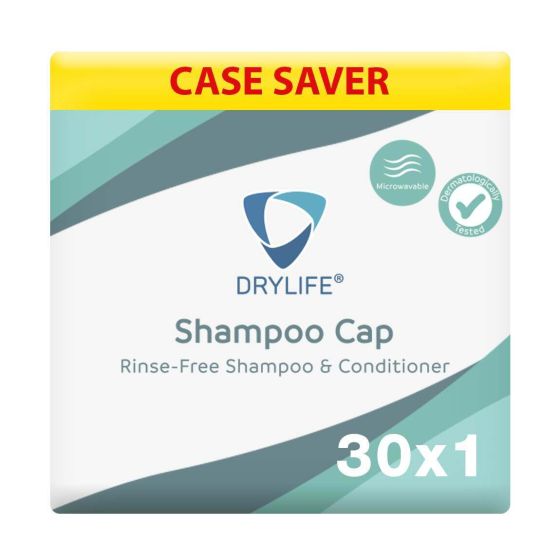Drylife Shampoo Cap - Case - 30 Packs 