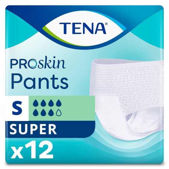 TENA Pants Super - Small - Pack of 12 