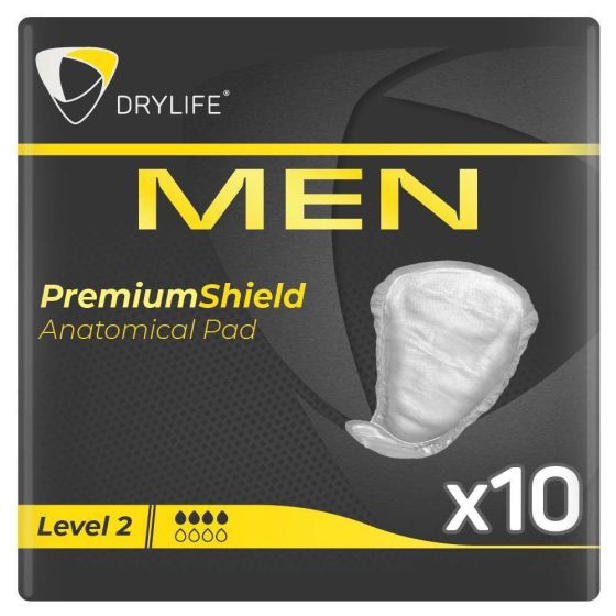 Drylife Men Premium Shield - Level 2 - Pack of 10 