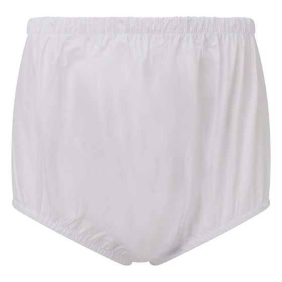 Drylife Premium Plastic Pants With Wide Waistband - White - Large 