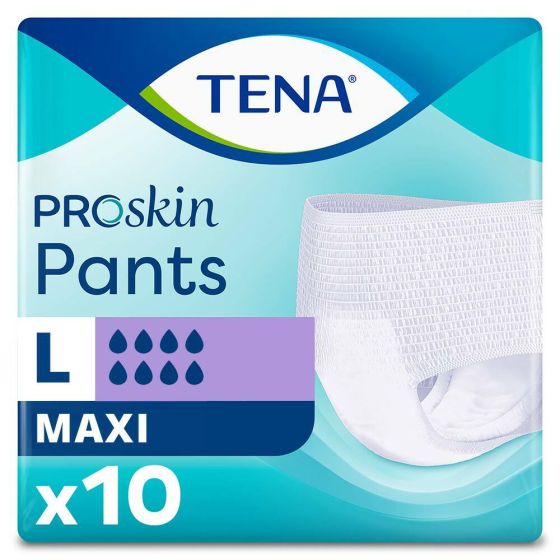 TENA Pants Maxi - Large - Pack of 10 