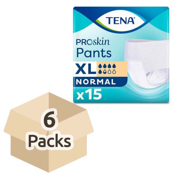 TENA Pants Normal - Extra Large - Case - 6 Packs of 15 
