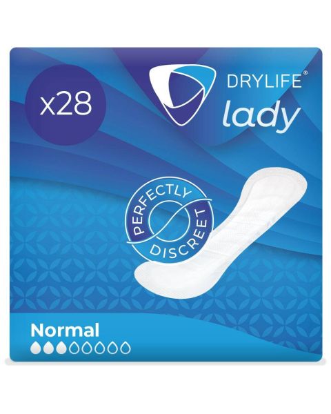 Drylife Lady Normal Premium Thin Incontinence Pads - 1 Pack of 28 