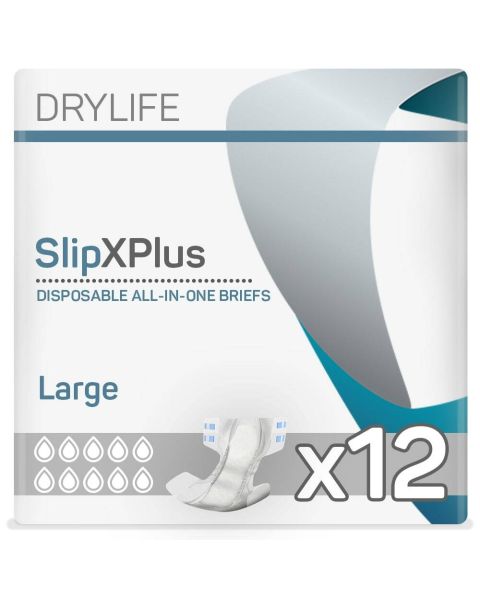 Drylife Slip XPlus (PE Backed) - Large - Pack of 12 