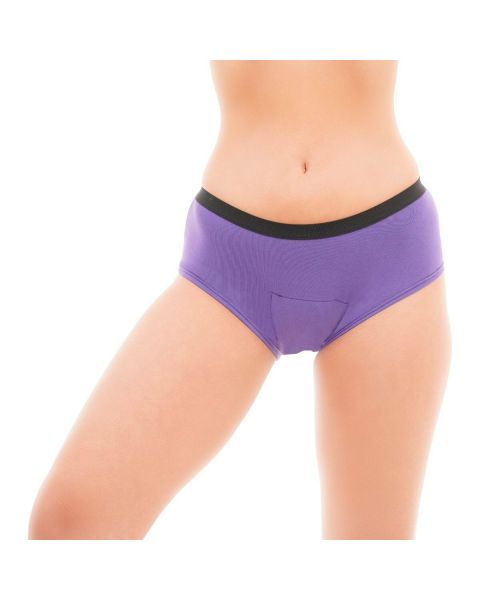 Drylife Lady Washable Incontinence Pouch Pants - Lavender - Medium 