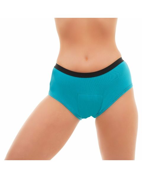 Drylife Lady Washable Incontinence Pouch Pants - Teal - Small 