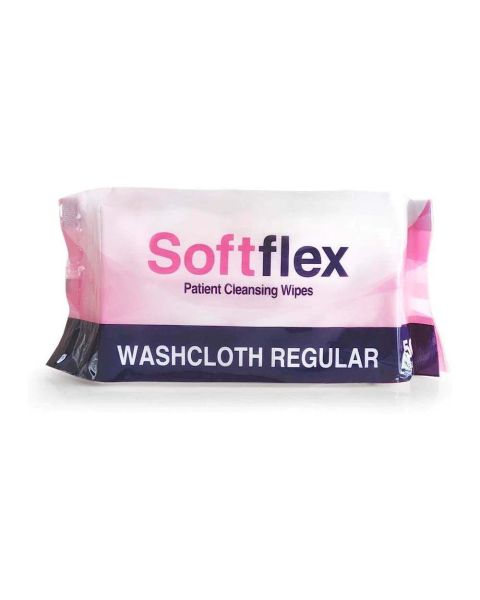 Softflex Regular Washcloth - 30cm x 17cm - Pack of 50 