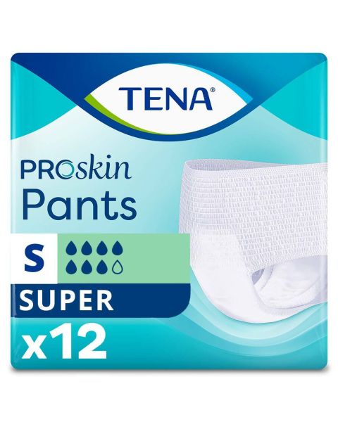 TENA Pants Super - Small - Pack of 12 
