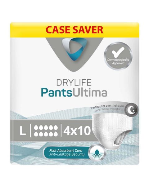 Drylife Pants Ultima - Large - Case - 4 Packs of 10 