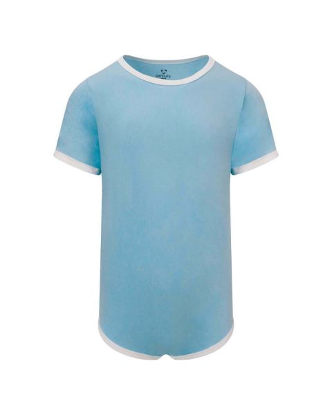 Drylife Cotton Bodysuit - Pastel Blue - Large 