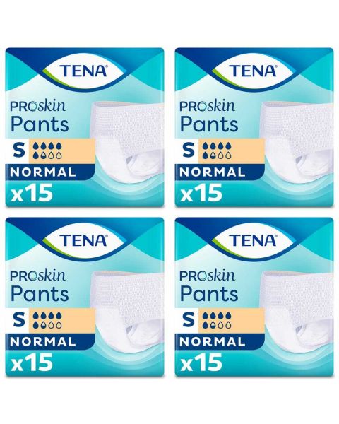 TENA Pants Normal - Small - Case - 4 Packs of 15 