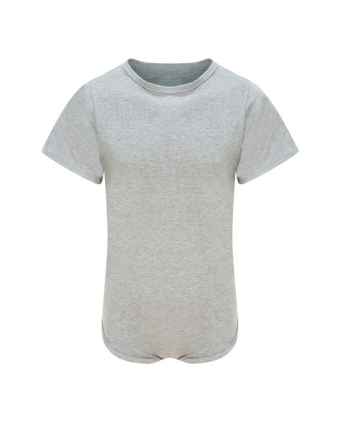 Drylife Cotton Short-Sleeved Bodysuit - Grey - 2XL (New Version) 