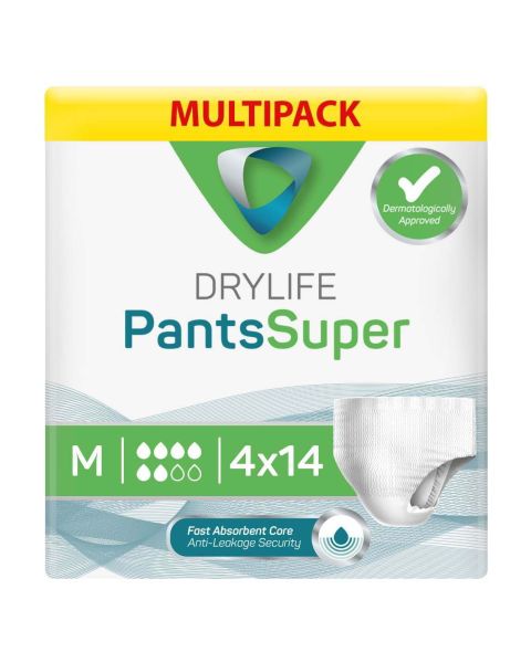 Drylife Pants Super - Medium - Multipack - 4 Packs of 14 