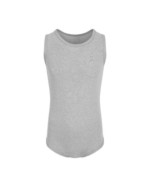Drylife Cotton Sleeveless Bodysuit - Grey - Medium (New Version) 